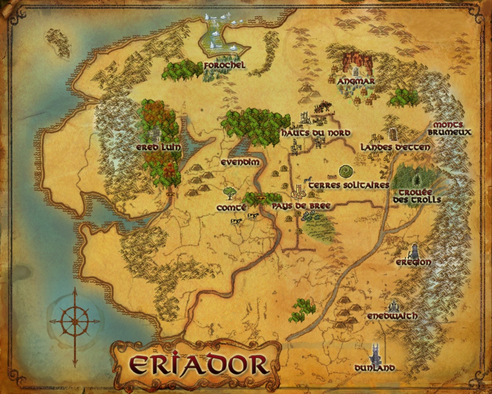 carte de l'eriador